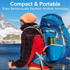Machine à expresso portable mini semi-automatique, <span class=keywords><strong>compatible</strong></span> café moulu et capsules, électrique USB/batterie, durable, pour extérieur et usage domestique - Product Image 5