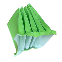 Filtro de Bolsa de Algodón Verde Blanco de Eficiencia Media