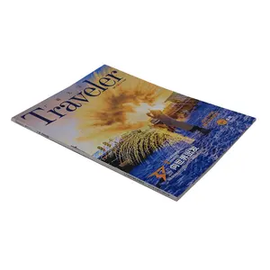 Pas cher couleur A4 catalogue impression livret promotionnel voyageur magazine livre imprimé