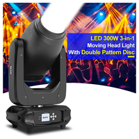 SHTX Professionelles 300W LED BSW Moving Head Light DMX für Kirche, Event, Club, Show, Bühne – 10R 3-in-1 Beam, Wash, Spot, Sharpy, Gobo Licht