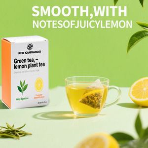 OEM verde limón planta té digestivo adelgazamiento bolsas de té promover la desintoxicación Control de Peso suplementos naturales - Product Image 5