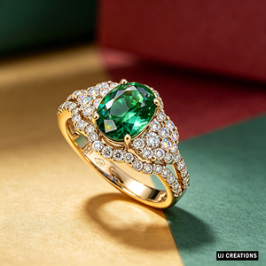 Bague de mariage ajustable en argent S925 plaqué or 14K, avec zircon ovale de laboratoire certifié IGI, taille brillant, idéale pour les fêtes - Product Image 5