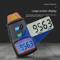 Tachometer Digital Laser Non-kontak Ruixiangtong DT-2234C+ Grosir, Plastik ABS, Layar LCD Besar, Speedometer Motor, Garansi 1 Tahun