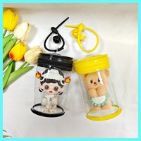 Sac de rangement et de présentation pour poupées, en PVC transparent épaissi, avec fermeture éclair, grande capacité, portable et anti-poussière