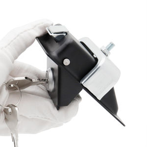 Black Paddle Handle <strong>Electric</strong> Cabinet or Truck Toolbox <strong>Door</strong> <strong>Panel</strong> Push Lock - Product Image 6