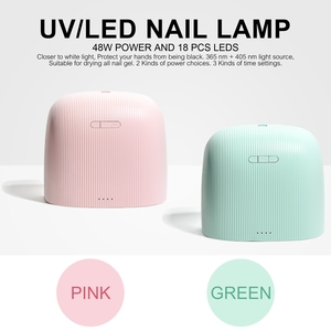Lampe à LED UV portable 48W, mini sécheuse à gel pour ongles, lumière de durcissement rapide pour la manucure à domicile ou en salon - Product Image 2