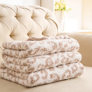 Ma Thuật Màu Xanh Lá Cây Hiện Đại Mềm 100% Polyester Dệt Kim Ném Chăn Leopard Ấm Cúng Chăn Tùy Chỉnh Bán Buôn - Product Image 2