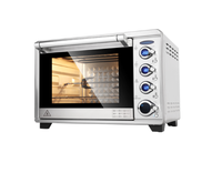 Affichage à LED numérique 36L Four Grille-Pain/cuire avec 4 bouton de commande et Rotisserie & fonction de convection, 9 fonctions de cuisson