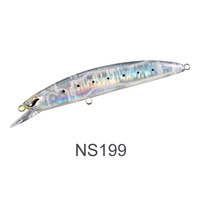 Leurre Minnow Jerkbait NOBEY imprimé pour eau salée avec connexion hyperacoustique, yeux 3D, action de coulée lente pour la pêche en lac et en mer