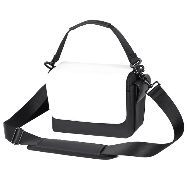 Single Shoulder Camera Bag Waterproof Compact Camera Case Compatible for Canon Nikon Sony SLR DSLR Mirrorless Cameras and Lenses
