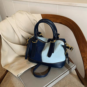 กระเป๋าถือแฟชั่นผู้หญิง หนัง PU ลายยีนส์ ทรงหมอน ซิปเดี่ยว หรูหรา ขายส่งจากโรงงาน ขายดี - Product Image 3