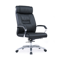La chaise de direction pivotante réglable en hauteur, confortable et ergonomique, en cuir PU traditionnel, convient aux bureaux à domicile