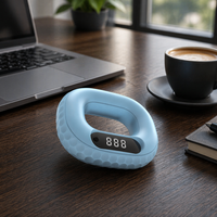 Squeezeur de main anti-stress en silicone non toxique et respectueux de la peau avec compteur électronique pour les employés de bureau