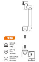 Robot collaboratif FR10 Cobot de haute qualité 10kg charge utile 1400mm envergure pour la construction Restaurant agriculture-état neuf et utilisé