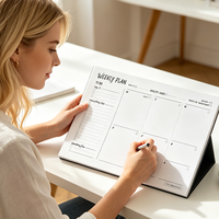 Agenda hebdomadaire Myway 2026 non daté 6x9 pouces – Bloc-notes de liste de tâches hebdomadaire avec calendrier et liste de tâches – Le compagnon idéal pour une organisation optimale