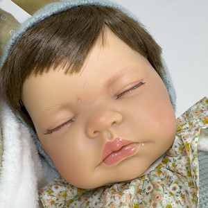 ตุ๊กตา Muneca Sandra แบบดั้งเดิม เนื้อนุ่ม เงางาม รุ่นพรีเมียม Reborn สีเขียว ตาปิด ของเล่นเด็ก ตุ๊กตาสั่งทำพิเศษ ขนาด 10 ซม. ผลิตโดยผู้ผลิตตุ๊กตา - Product Image 3