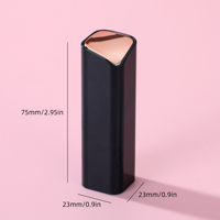 En gros avancé noir pulvérisé plaqué or couleur presse type rouge à lèvres baume tube et solide blush fard à paupières bâton tube vide