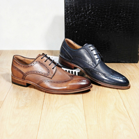 Großhandel Herren Business-Schuhe Hochwertige Formelle Gummi-Oxfords Büroschuhe Zapatos De Hombre Schnür-Lederschuhe für Männer