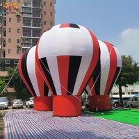 Ballons à air chaud gonflables géants avec impressions de lettres, logo personnalisé, garantie de 3 ans pour les mariages, les entreprises, Noël, taille personnalisée