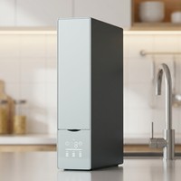 Purificateur d'eau RO à 3 étages à débit élevé, filtre à osmose inverse avec surveillance TDS et affichage de la durée de vie du filtre pour usage domestique