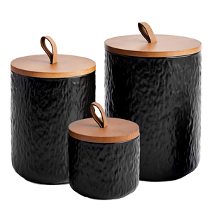 Amber Classic Cylinder <b>Glass</b> <b>Storage</b> Jar with Cover for Kitchen- Dried Fruit and Coffee Beans - Product Image 1
