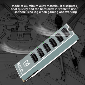 M2 <span class=keywords><strong>M</strong></span>-EKY PCIE3.0 ke SATA 6G 6 Port NAS Qunhui ekspansi Hard Disk ASM1166,<span class=keywords><strong>M</strong></span>.2NVMe ke SATA3.0 - Product Image 3
