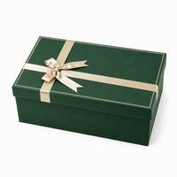 Boîte en carton rigide personnalisée de luxe avec ruban, boîte en papier rigide pour cadeau, emballage personnalisé pour boîte cadeau de luxe