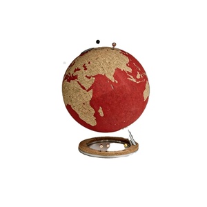 Globo Terráqueo Nórdico de Corcho de Gran Tamaño, Adornos Decorativos para Oficina, Sala de Estar, Estudio, Hogar, MAC-F23 MAXCARE Ningbo Zhejiang - Product Image 1