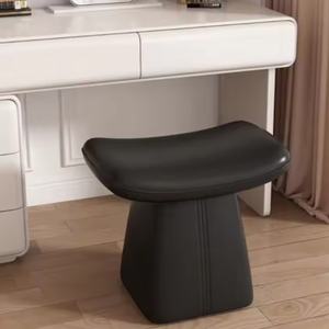 Makeup <b>Chair</b> Light Luxury Girls Bedroom Dresser Stool Home Network <b>Red</b> Ins Back Simple Nail Petal <b>Chair</b> - Product Image 3