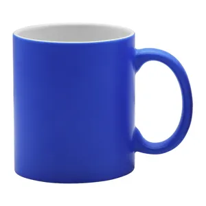 11 oz Sublimation Matte Fluorescent Mug Sublimation Blanks Ceramic Coffee cup Supplier