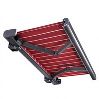 Auvents extérieurs motorisés rétractables automatiques modernes en alliage d'aluminium de haute qualité, personnalisés, durables et imperméables