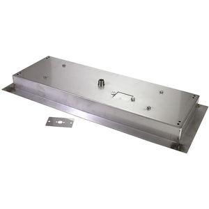 Tagliafuoco 36 "X 12" tagliafuoco Drop-in W/H-bruciatore, vaschetta per fuoco in <span class=keywords><strong>acciaio</strong></span> inox 304 e bruciatore - Product Image 3