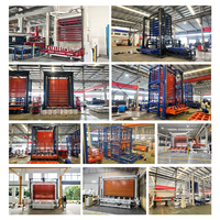 Sistema de Almacenamiento de Paneles de Acero con Recubrimiento en Polvo, Automático y de Alta Resistencia, Capacidad de 1800 kg, para Talleres CNC, Plantas de Fabricación y Almacenes