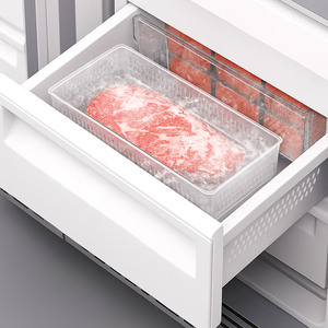 Xing bạn nhựa hộ gia đình nhà bếp thoát giỏ cho tủ lạnh thực phẩm tủ đông hộp kín - Product Image 4