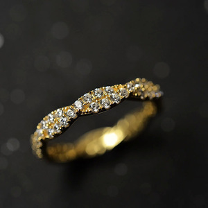 Anello a spirale da donna con design a linea semplice per uso quotidiano - Product Image 2
