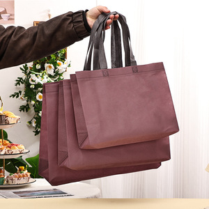 Bolsas Grandes Personalizables de Tela No Tejida Reciclable con Impresión Flexográfica para Tiendas de Ropa, Bolsas de Compra y Transporte - Product Image 4