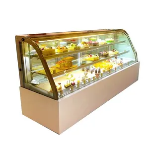 Custom Display Bakery Refrigeration Equipment birthday Cake Display Fridge Cake Showcase Fridge For Supermarket Cakes