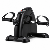 Mini-vélo d'exercice compact avec écran LCD et résistance réglable pour personnes âgées, récupération post-AVC, thérapie à domicile