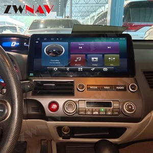 Reproductor Multimedia para Automóvil con Pantalla Táctil Inalámbrica Carplay Android, Navegación GPS para Automóvil, para <span class=keywords><strong>Honda</strong></span> Civic 2011-2016, Reproductor Estéreo de Video, Unidad Principal - Product Image 2