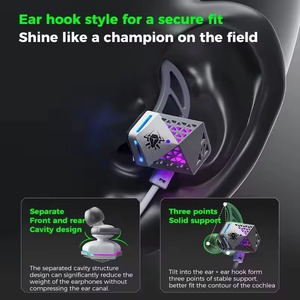 Audífonos Intrauditivos con Cable PLEXTONE RX3Pro Versión Espacial, Audífonos para Juegos con Micrófono Largo y Luz RGB - Product Image 3
