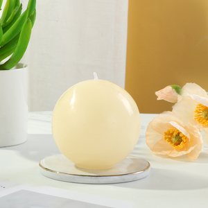 Birthday Wedding Party Hotel Household Lighting Emergency Spherical Smokeless Tasteless <strong>Round</strong> <strong>Candle</strong> - Product Image 5