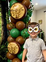 Ensemble de ballons en feuille d'aluminium animaux : renard, raton laveur, hérisson, écureuil, champignon – Ballons Mylar pour décorations de fête sur le thème de la forêt, baby shower, anniversaire