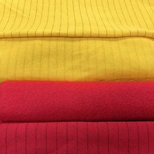 <span class=keywords><strong>Tissu</strong></span> pour polo antistatique ESD ALLESD pour stations-service, polaire simple face, 65% polyester + 33% coton + 2% fibre de carbone CVC - Product Image 5
