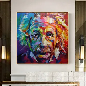 Wohnzimmer Dekoration Albert Einstein Salvador Dali Poster Porträt Poster Und Drucke gemälde graffiti wand pop-art