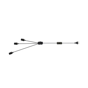 Portable Corded Pendant Light 3 Head <b>E26</b> LED Black Switch Control For Cafe Restaurant - Product Image 4
