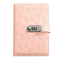 Carnet de notes personnalisé avec impression sur mesure, couverture en cuir A5, planificateur quotidien rechargeable, journal non daté avec serrure, cahier de travail