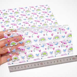 <span class=keywords><strong>Tissu</strong></span> en cuir de vinyle PVC <span class=keywords><strong>Transparent</strong></span> 30*120Cm impression de dessin animé clair voir PVC 1mm pour coudre Patchwork canapé sac chaise de meubles - Product Image 2
