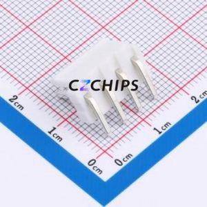 HC-VH-4A4W-05 Wire-to-Board Pin Header Bent Lead Through Hole,P=3.96mm Connector 1x4P 3.96mm Right Angle Insert VH - Product Image 2