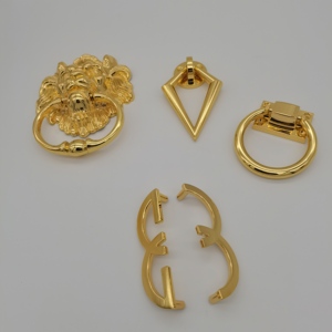 Taburetes de barra de aleación de Zinc dorados y plateados, herrajes para puertas, armarios, cajones, sillas, anillo redondo, perilla de tracción, asa para sofá y silla - Product Image 6