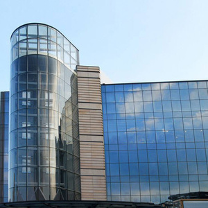 2024 nouveau Style gratte-ciel profilé en aluminium verre bâtiment extérieur cadre en aluminium personnalisé mur rideau - Product Image 5